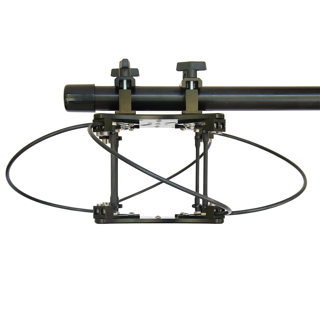 PTZ Camera Vibration Isolator / Damper. - Overhead Isolator with Pipe Clamps