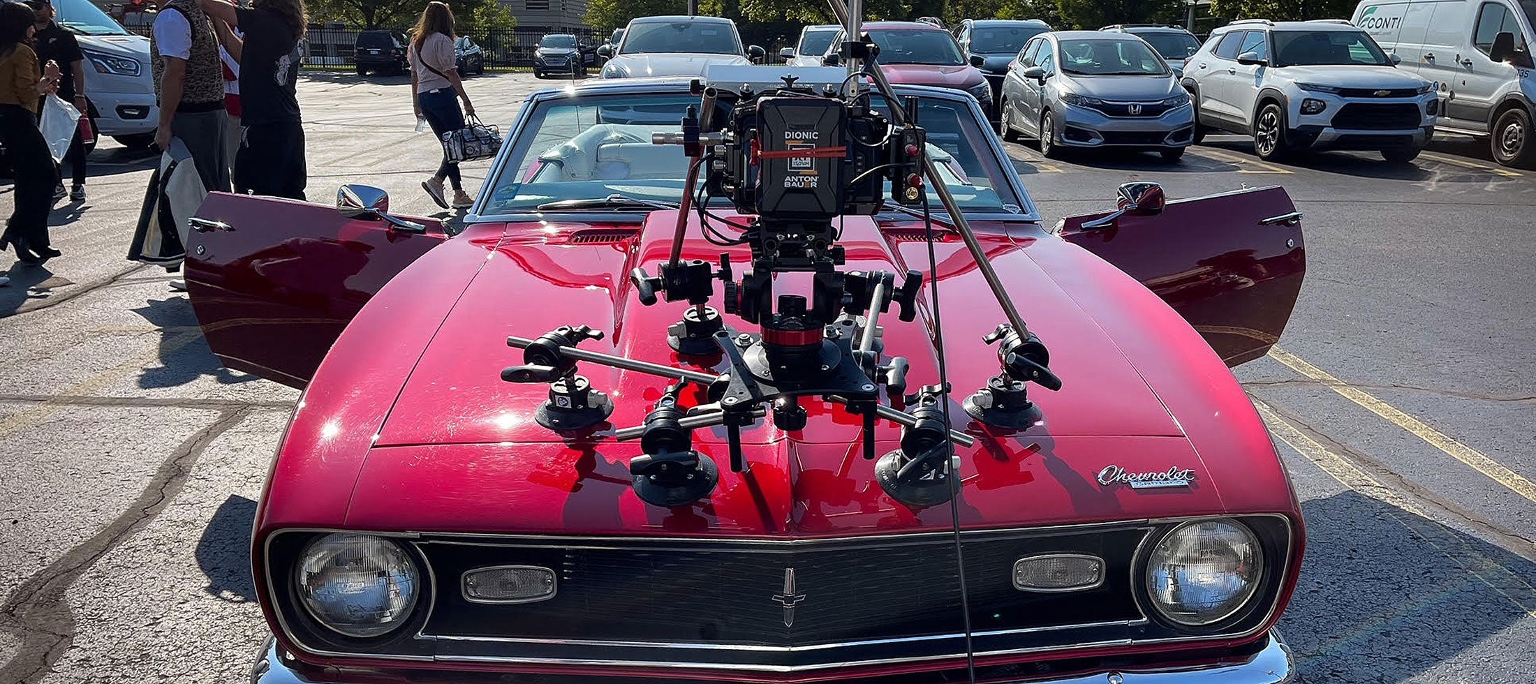 camera mount for car hood