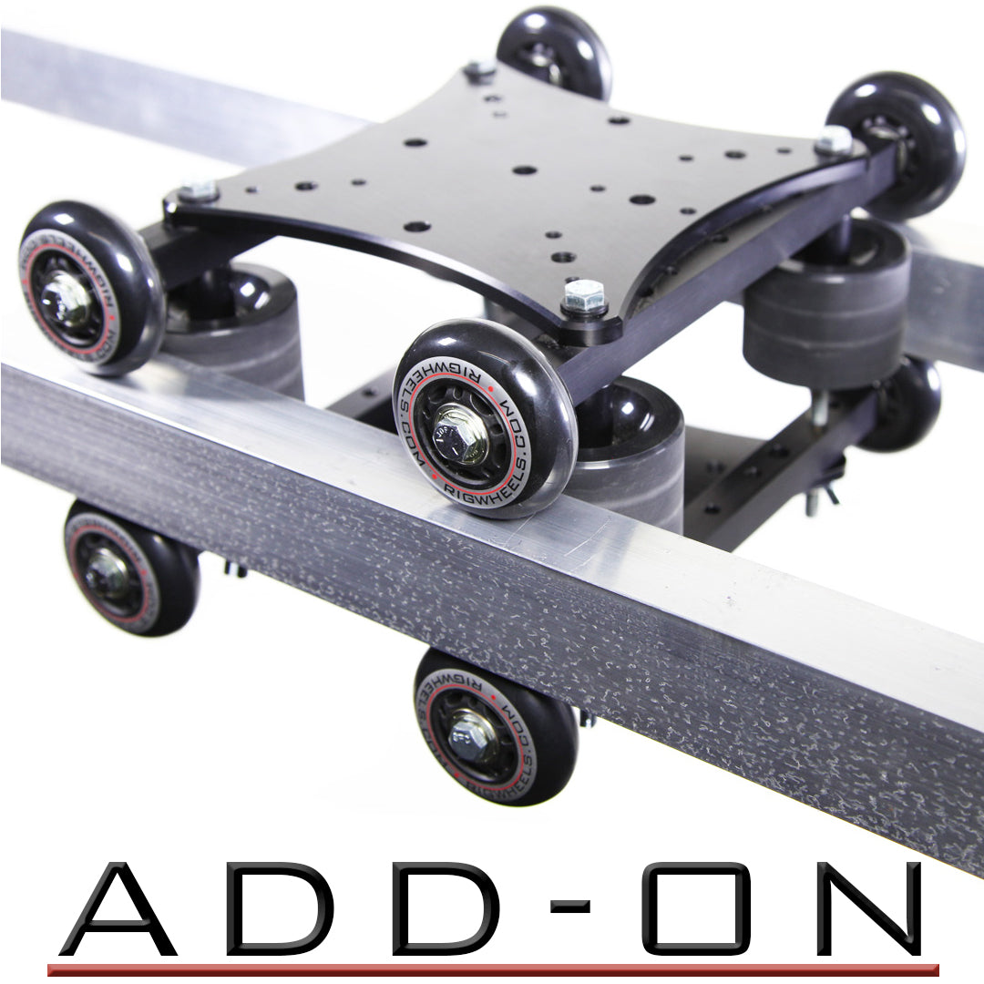 RailDolly Camera Dolly Kit - $250.00 - Add bottom carriage - RigWheels