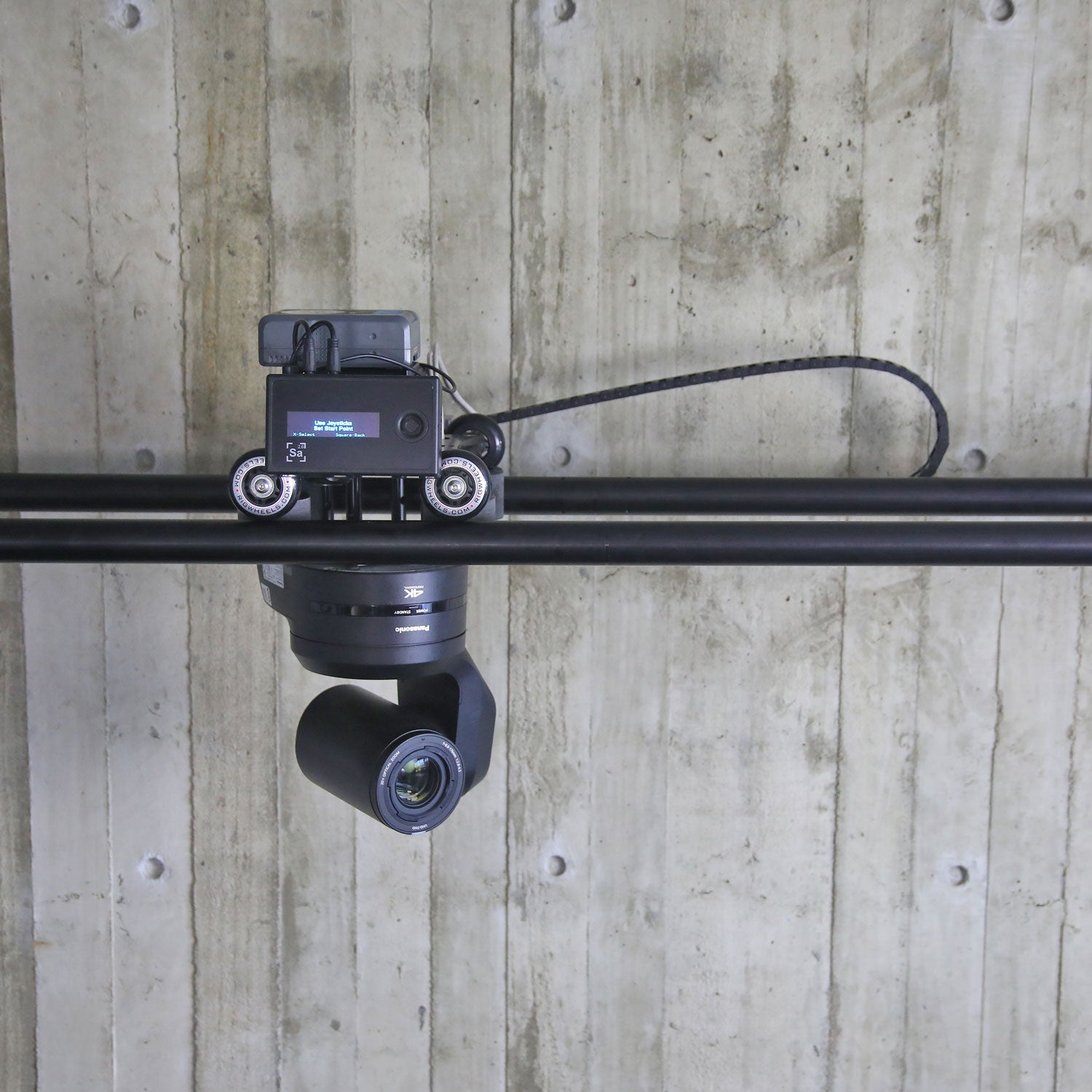PTZ camera slider