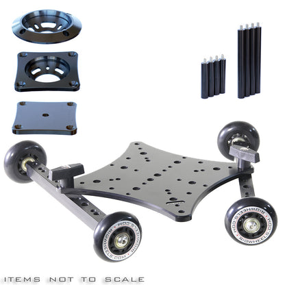 RigSkate 2 - Tabletop Dolly with everything