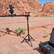 RigWheels all terrain camera dolly for professional movement in remote locations