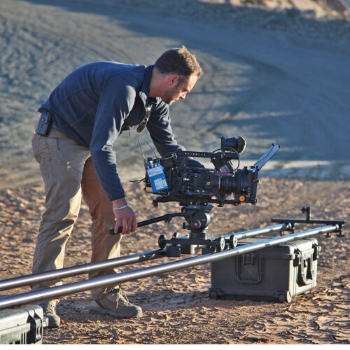 Heavy duty camera dolly for large cameras