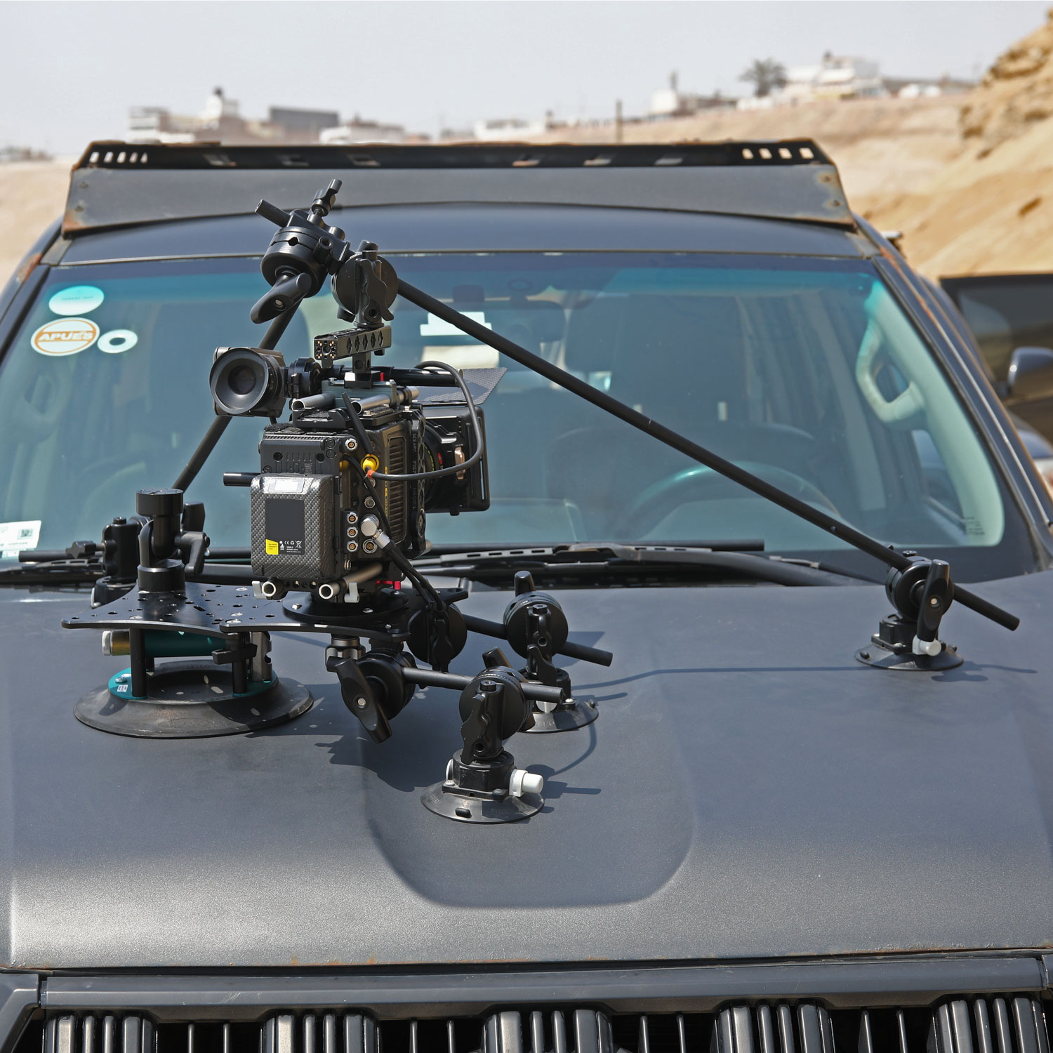 how to film a car scene
